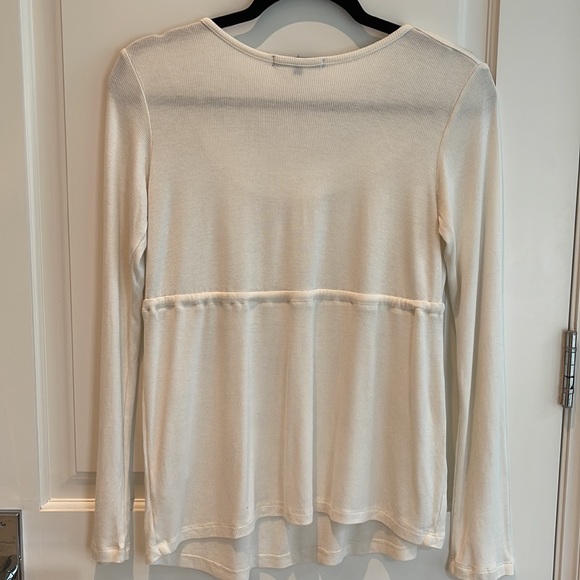 Thyme Maternity knit full sleeve  (Off white) - Picture 3 of 3